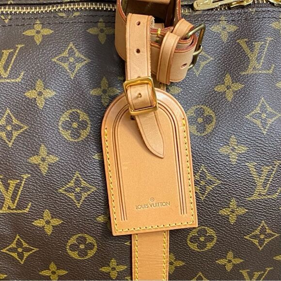 LOUIS VUITTON Monogram Keepallโ55 Travel Bag ๐งณ LV 29 - Picture 17 of 17